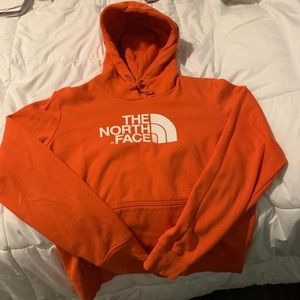 Orange North Face Hoodie